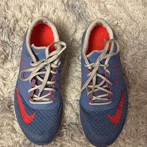 Purple nike sneakers